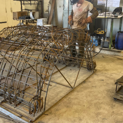 Armatures pour béton pour collier de lestage pour Monaco