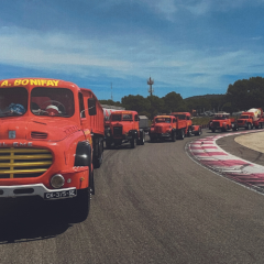 Camions anciens Bonifay au circuit Paul Ricard