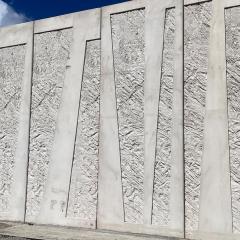 élément préfabriqué en béton bas carbone matricé