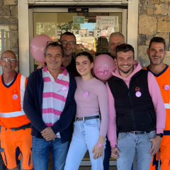 Collaborateurs Bonifay journée pour Octobre Rose