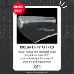 Isolant HPV de très faible épaisseur