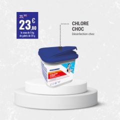Chlore choc pour désinfection choc
