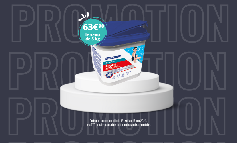 brome en pastilles seau de 5 kg en promotion