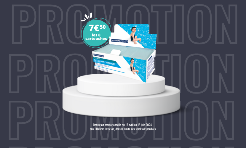 Floculant en cartouches en promotion