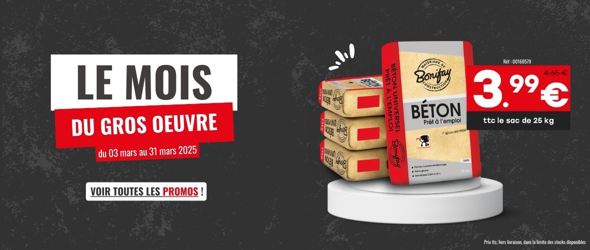 promo mortier gros oeuvre construction