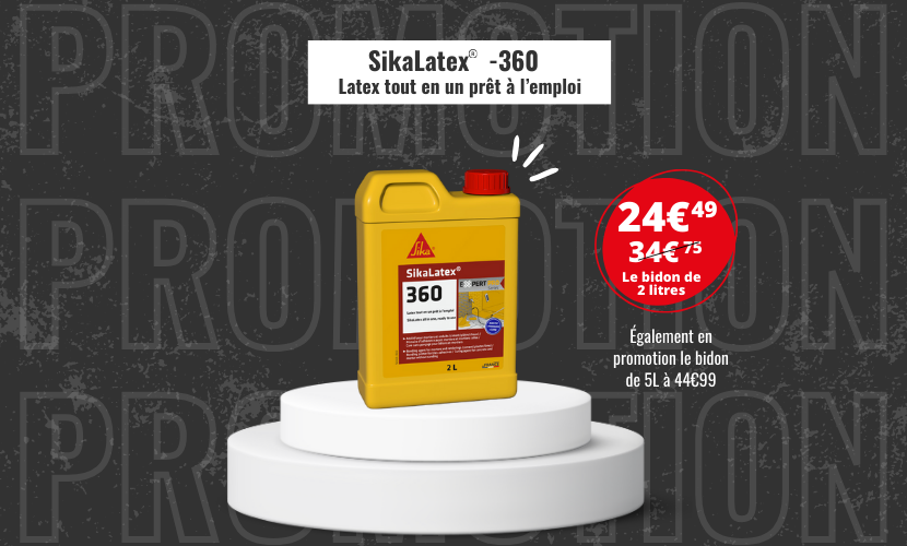 primaire d'adhérence latex avant mortier Sika promotion Bonifay