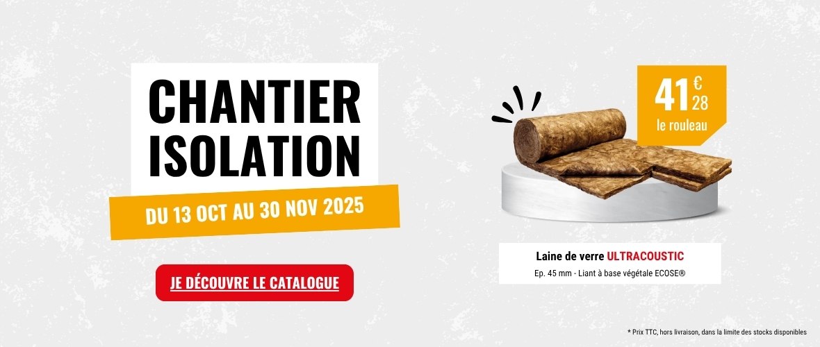 promo isolation var isolant laine de verre cloison