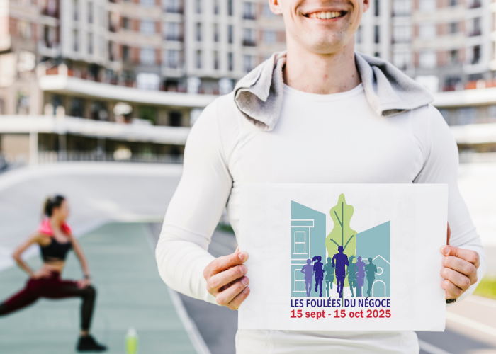 Course engagée foulées du négoce