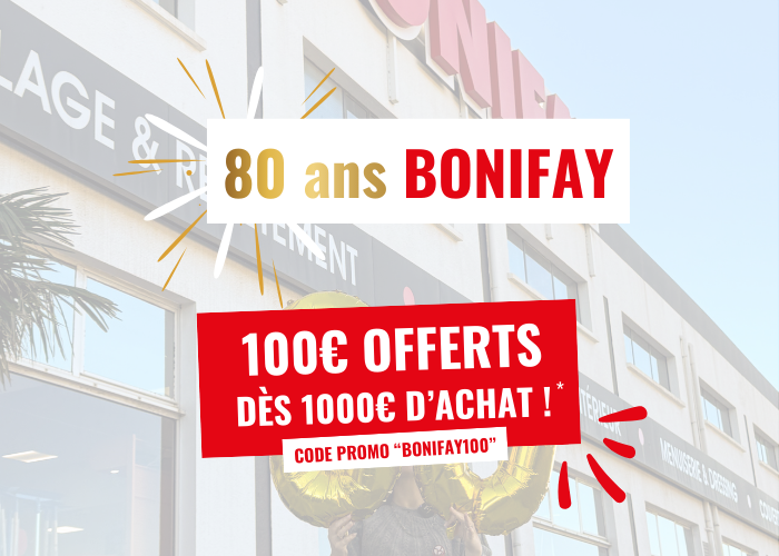 offre promotionnelle anniversaire Bonifay