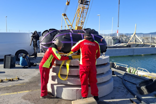 corps mort écologique pour amarrage de bateaux