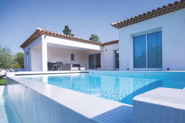 construction de maison et de piscine béton avec matériaux Bonifay