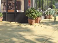 terrasse en dalles béton