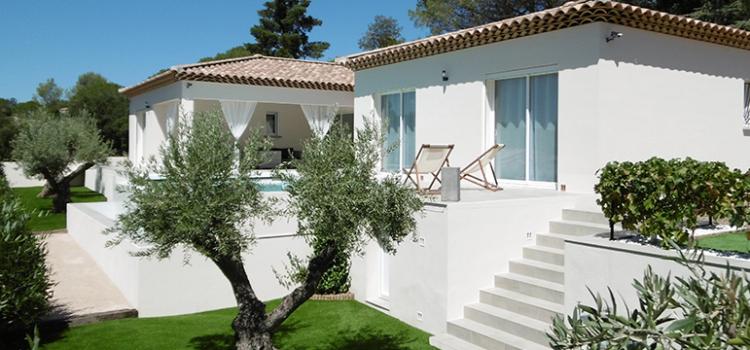 réalisation client villa avec piscine var 