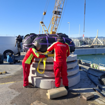 bloc béton d'amarrage pour bateaux écologique
