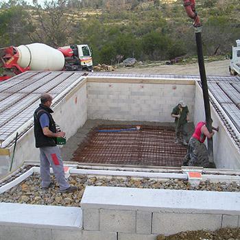 matériaux Construction piscine la garde 